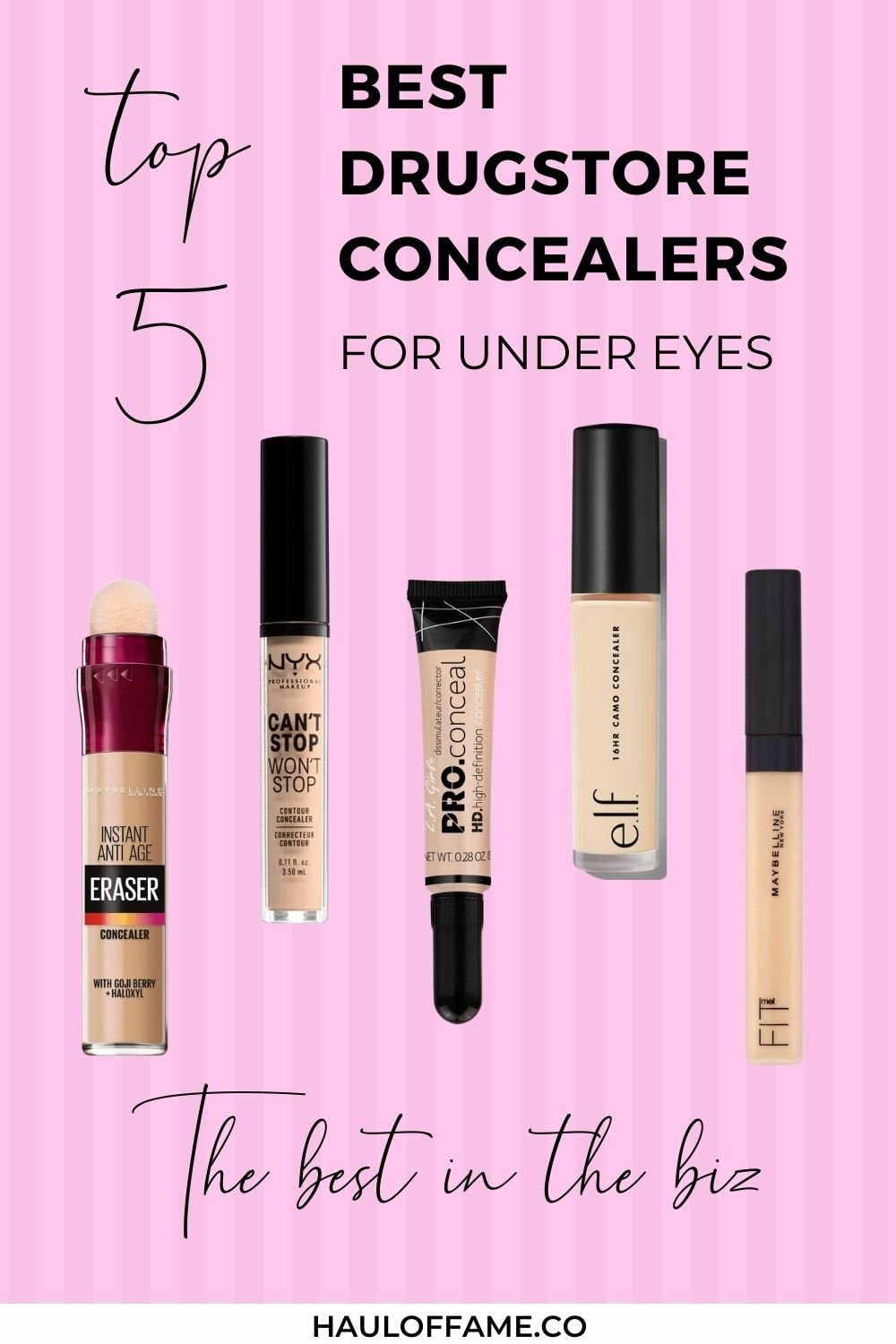 Top 5 Best Drugstore Concealers For Dark Circles To Brighten and