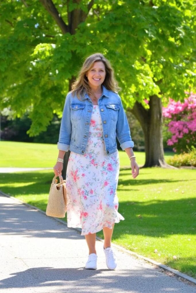 Spring outfits for women over 50 4