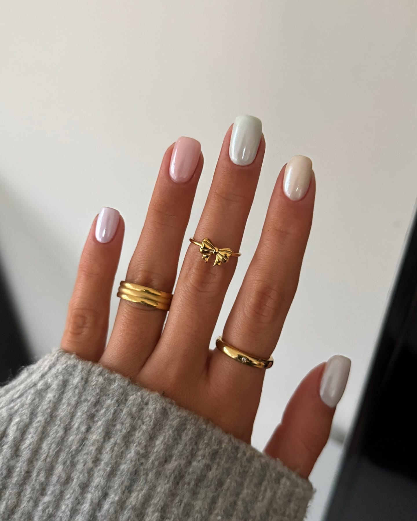 Pastel Chrome Nails - Easter Nails