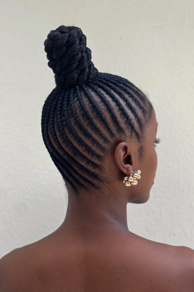 cornrow is a timeless protective style perfect for weeks of school days, sports practices