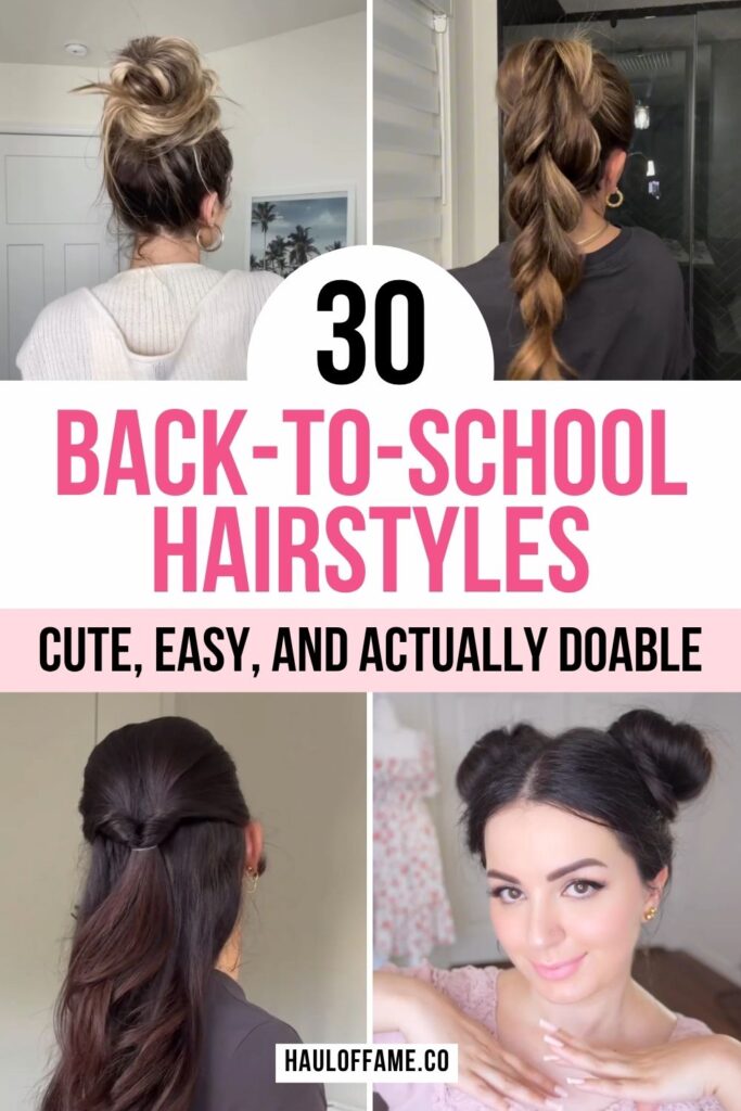 30+ Back-to-School Hairstyles That Are Cute, Easy, and Actually Doable Before First Period